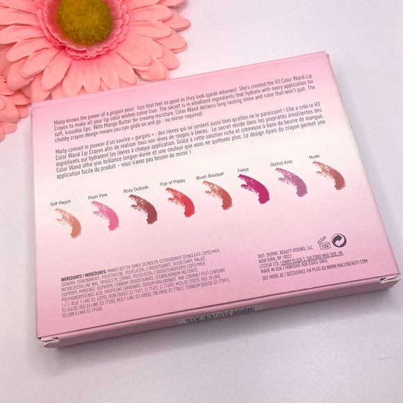 Mally 8 Piece H3 Colour Wand Lip Library ~ It’s Your Time to Shine - Picture 2 of 5